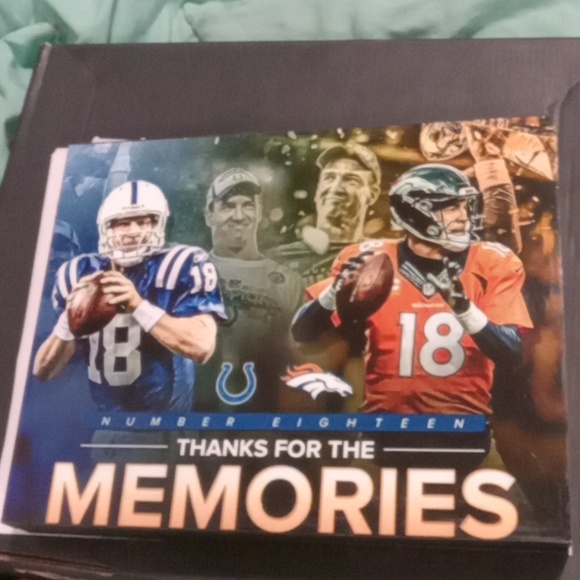 Other - Nfl denver broncos peyton manning plaque/pic